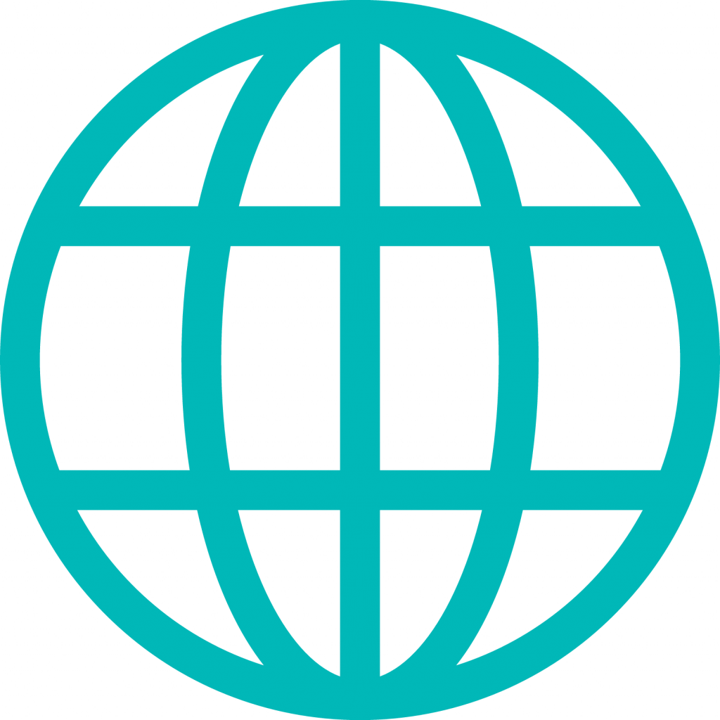 Icon for selecting language of the page.