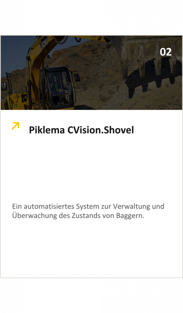 Shows the solution Piklema Computer Vision