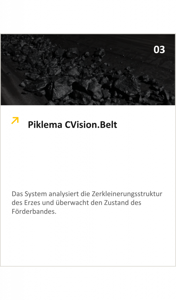 Shows the solution Piklema Computer Vision