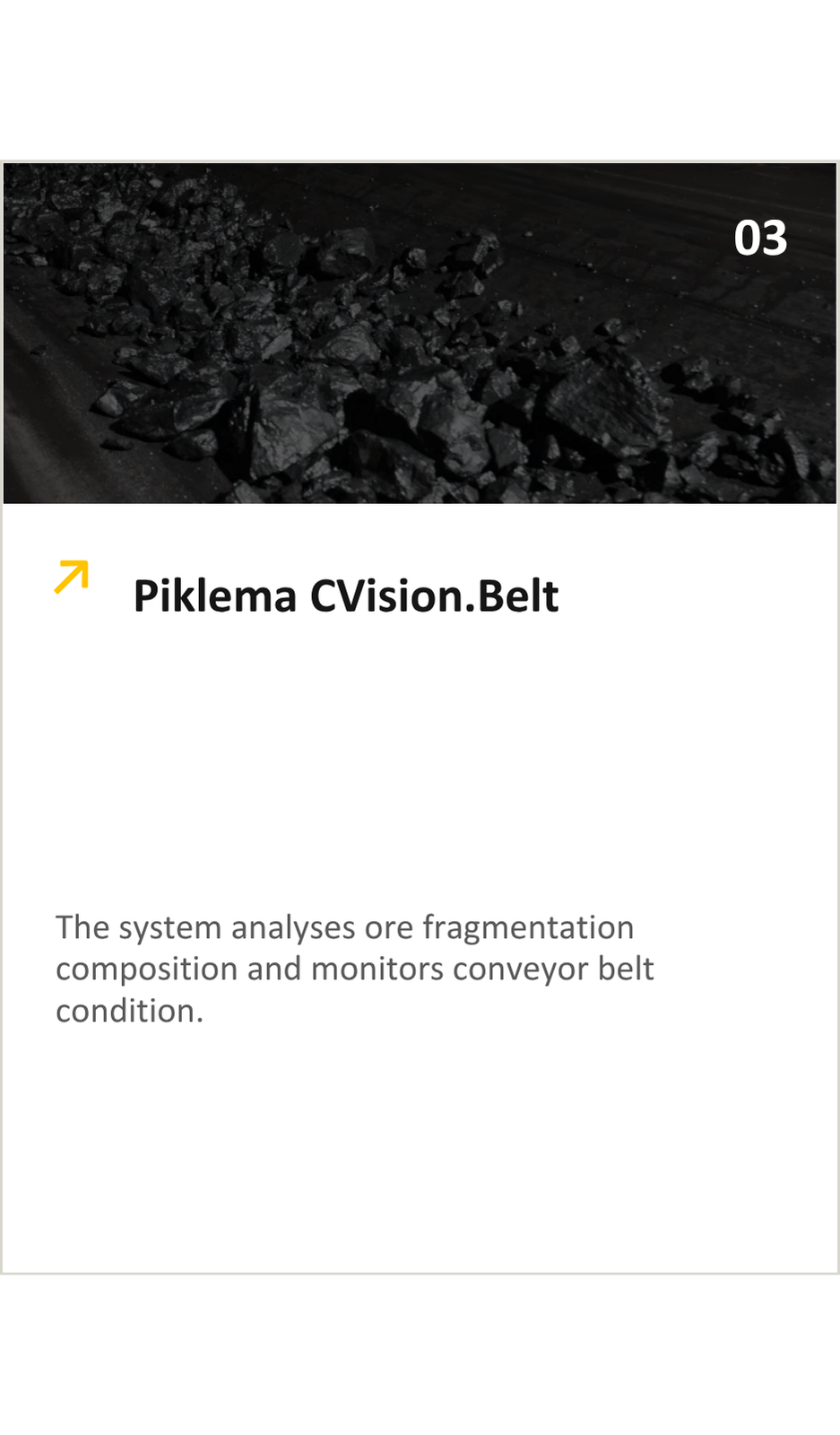 Shows the solution Piklema Computer Vision